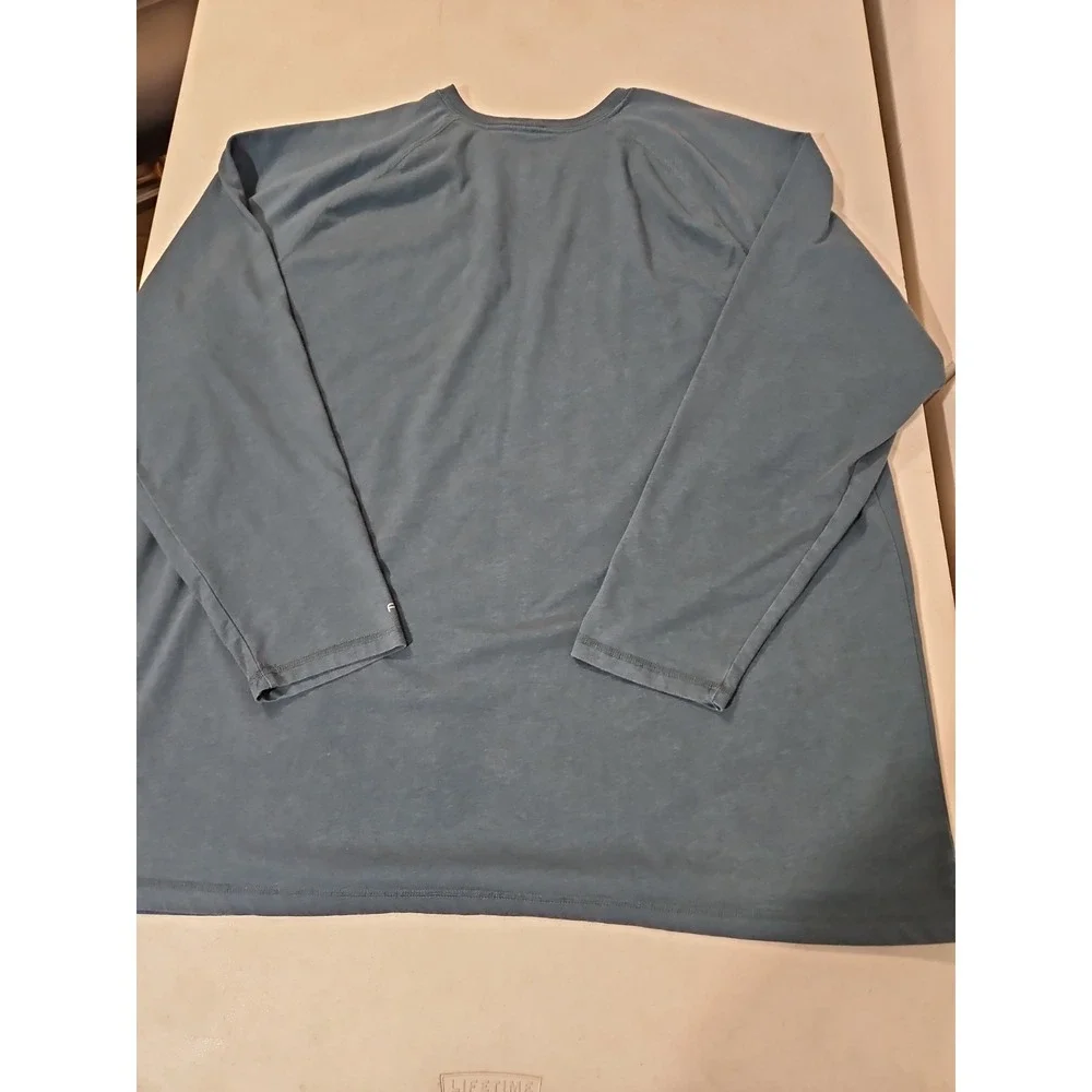 Carhartt Force Relaxed Fit T-Shirt Mens 3XL Blue Long Sleeve Pocket Tee(314